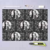 かわいいゴシックEmoキッズキスバレンタインデー 薄葉紙 (クラフト)