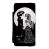 かわいいゴシックEmoキッズキスバレンタインデー Incipio iPhoneウォレットケース (フォリオ 正面)