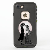 かわいいゴシックEmoキッズキスバレンタインデー LifeProof iPhoneケース (裏面)