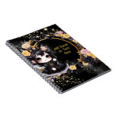 かわいいゴスガール ちびキャラ オーダーメイド ゴシックスタイル ノートブック (右側)