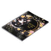 かわいいゴスガール ちびキャラ オーダーメイド ゴシックスタイル ノートブック (左側)