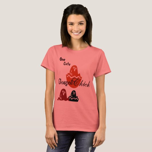 かわいいゴスペルChick Tee Tシャツ (正面フル)