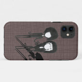 かわいいゴス・エモカップル男女 Case-Mate iPhoneケース (裏面(横))