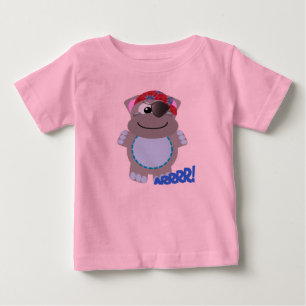 かわいいゴッキンズ海賊海賊 ベビーTシャツ