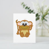 かわいいゴッキンモンキー ポストカード (スタンド正面)