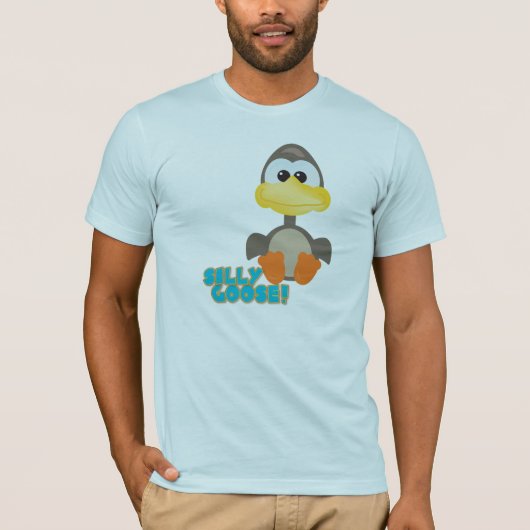 かわいいゴッキン間抜けグース Tシャツ (正面)