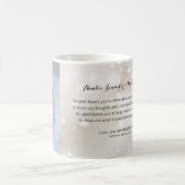 かわいいゴッドペアレントありがとうギフト写真 コーヒーマグカップ (中央)