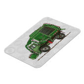 かわいいゴミのトラック マグネット (左側)