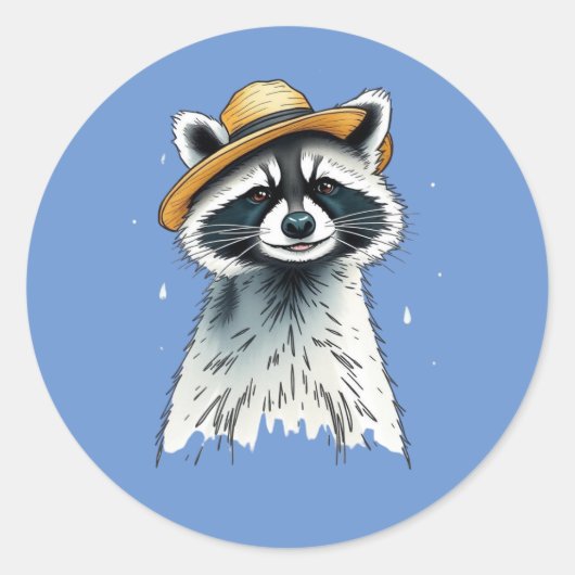 かわいいゴミ箱ルーン ラウンドシール (正面)