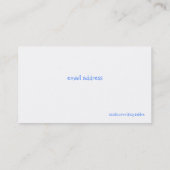 かわいいゴムはカスタムなお母さんカードを引込めます コーリングカード (裏面)