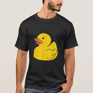 かわいいゴムダッキーダックラバーダックTシャツ Tシャツ