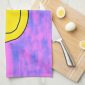 かわいいゴムダッキー（アヒルちゃん）キッチンタオル キッチンタオル (四つ折り)