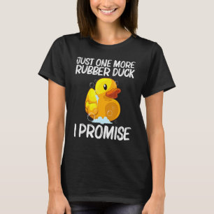 かわいいゴム男性へアヒル女性キッズゴムアヒル Tシャツ