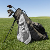 かわいいゴリラ ゴルフタオル (グリーン)