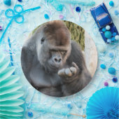 かわいいゴリラ ペーパープレート (パーティー)