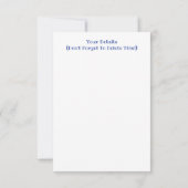 かわいいゴリラ 案内状 (裏面)