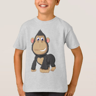かわいいゴリラ Tシャツ