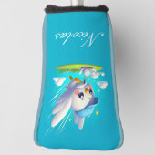 かわいいゴルフのバーディー ゴルフヘッドカバー (回転90)