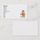 かわいいゴルファー・クマ 名刺 (正面/裏面)