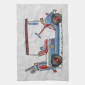 かわいいゴルフカート キッチンタオル (縦)