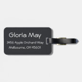 かわいいゴルフカート ラゲッジタグ (裏面横)