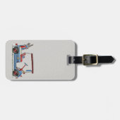 かわいいゴルフカート ラゲッジタグ (正面横)