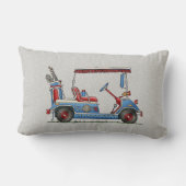 かわいいゴルフカート ランバークッション (裏面)