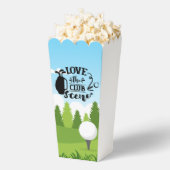 かわいいゴルフクラブのシーンのパーティー フェイバーボックス (はじけた状態)