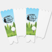 かわいいゴルフクラブシーンパーティー フェイバーボックス (見開き)