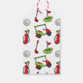 かわいいゴルフクリスマス ギフトタグ (裏面)