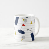 かわいいゴルフコーヒーマグ コーヒーマグカップ (正面右)