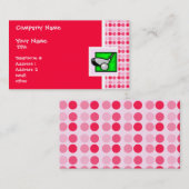 かわいいゴルフ 名刺 (正面/裏面)