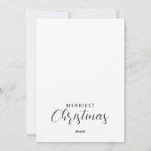 かわいいゴージャスな雪だるま霜の降りた景観林 シーズンカード (裏面)