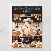 かわいいゴーストの料理への招待　―　ブーティフル・フィースト 招待状 (正面)