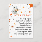 かわいいゴーストウォーターの色ハロウィンブックfor赤ちゃん エンクロージャーカード (正面)