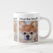 かわいいゴールデンポメラニアン ジャンボコーヒーマグカップ (右)