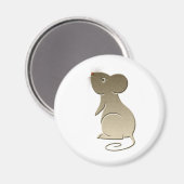 かわいいゴールデンマウス マグネット (正面/裏面)