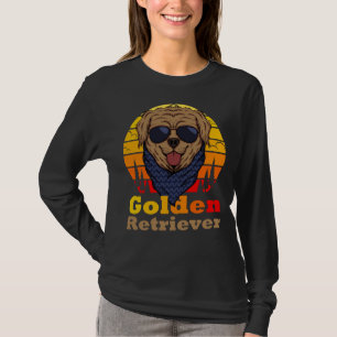 かわいいゴールデンリトリエおもしろいバー Tシャツ