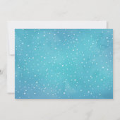 かわいいゴールデンレトリエバードグスノースクリスマス シーズンカード (裏面)