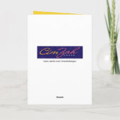 かわいいゴールデンレトリバーおめでとう院生 – あなたがやった カード (裏面)