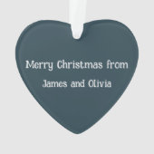 かわいいゴールデンレトリバードッグクリスマスパーソナライズされた オーナメント (裏面)