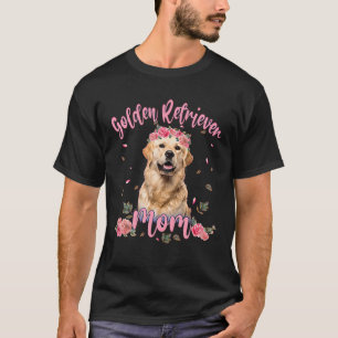 かわいいゴールデンレトリバーママ花犬の恋人の女性G Tシャツ