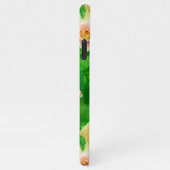 かわいいゴールデンレトリバー魅惑ピンクローズガーデン iPhoneケース (右側)