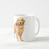 かわいいゴールデンレトリバー コーヒーマグカップ (正面右)