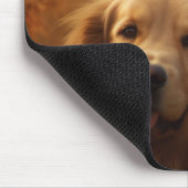 かわいいゴールデン最高のレトリーバー犬ママ マウスパッド (コーナー)