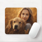 かわいいゴールデン最高のレトリーバー犬ママ マウスパッド (マウス)