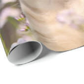 かわいいゴールデン・リトリーバー犬の子犬のポートレート、ギフト ラッピングペーパー (ロールコーナー)