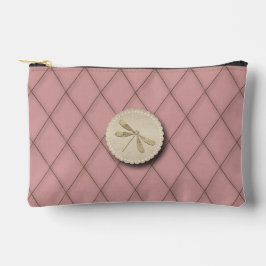 かわいいゴールドのトンボ アクセサリーポーチ