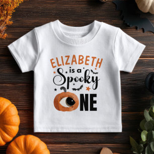 かわいいサイクロプンプキンハロウィン不気味1つの名前 ベビーTシャツ