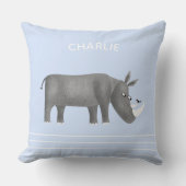 かわいいサイパーソナライズされたズ クッション (正面)